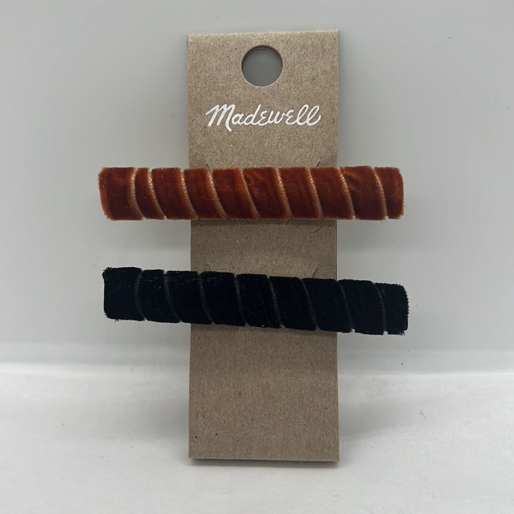 Madewell Wrapped Velvet Barrette